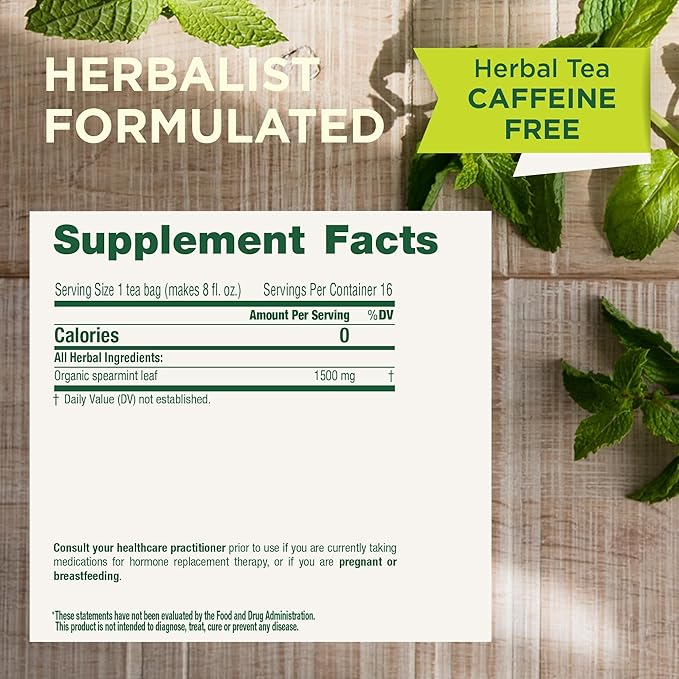 Traditional Medicinals Spearmint 16 Tea Bags