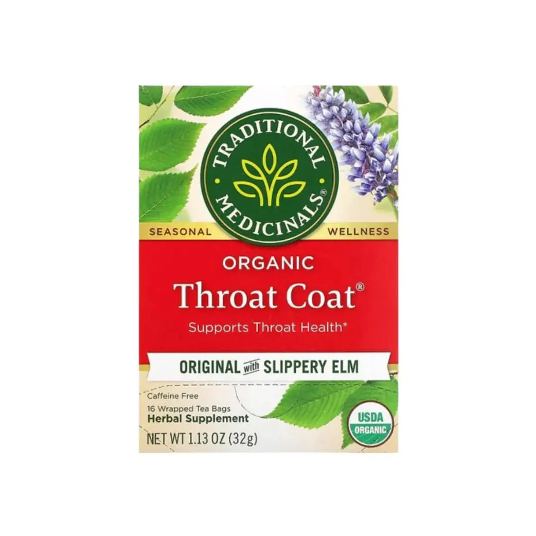 Traditional Medicinals Throat Coat 16 Tea Bags