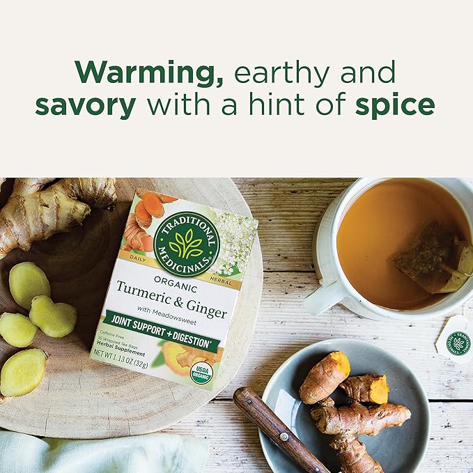 Traditional Medicinal Turmeric With Meadow sweet And Ginger 16's Tea