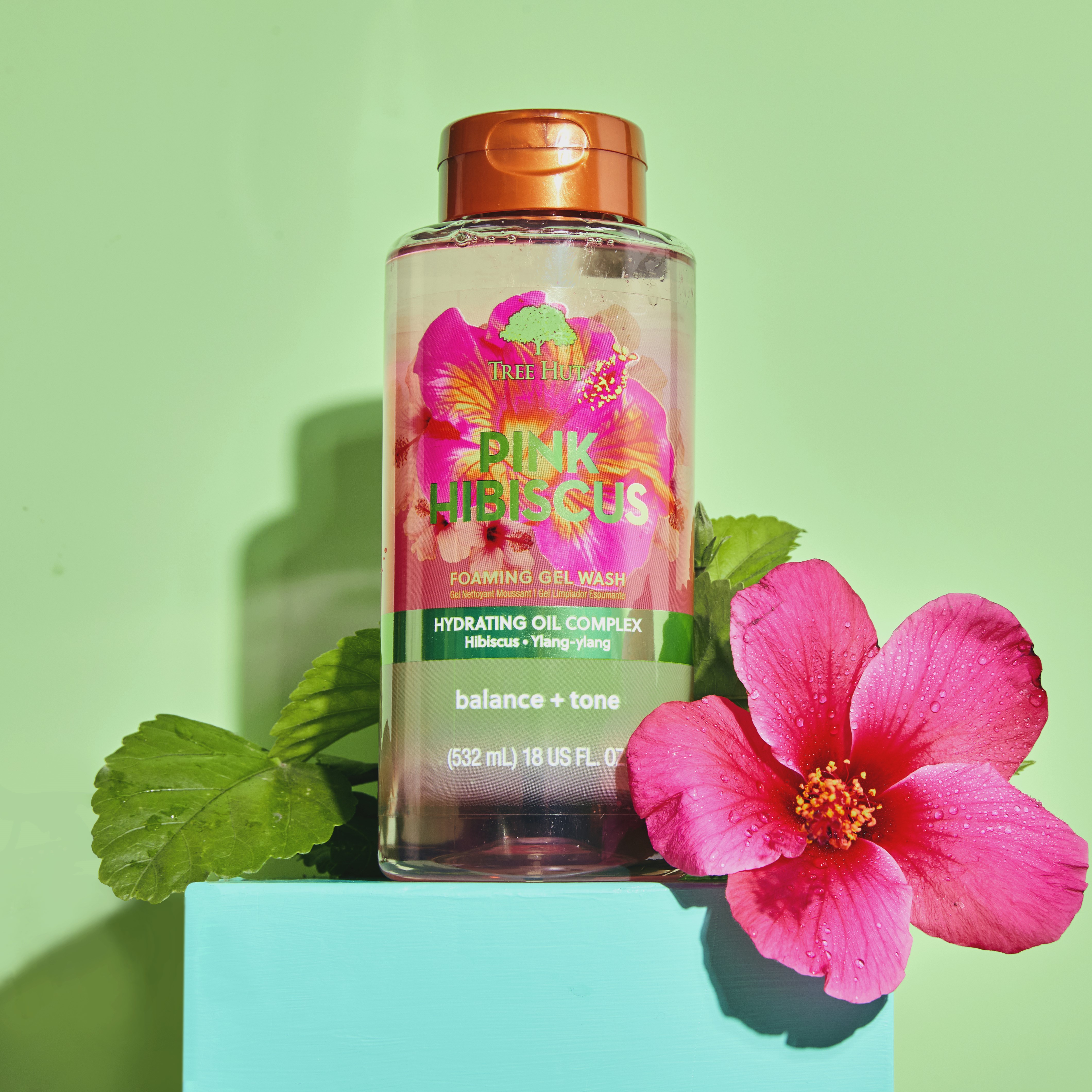 Tree Hut Pink Hibiscus Foaming Gel Wash 532ml