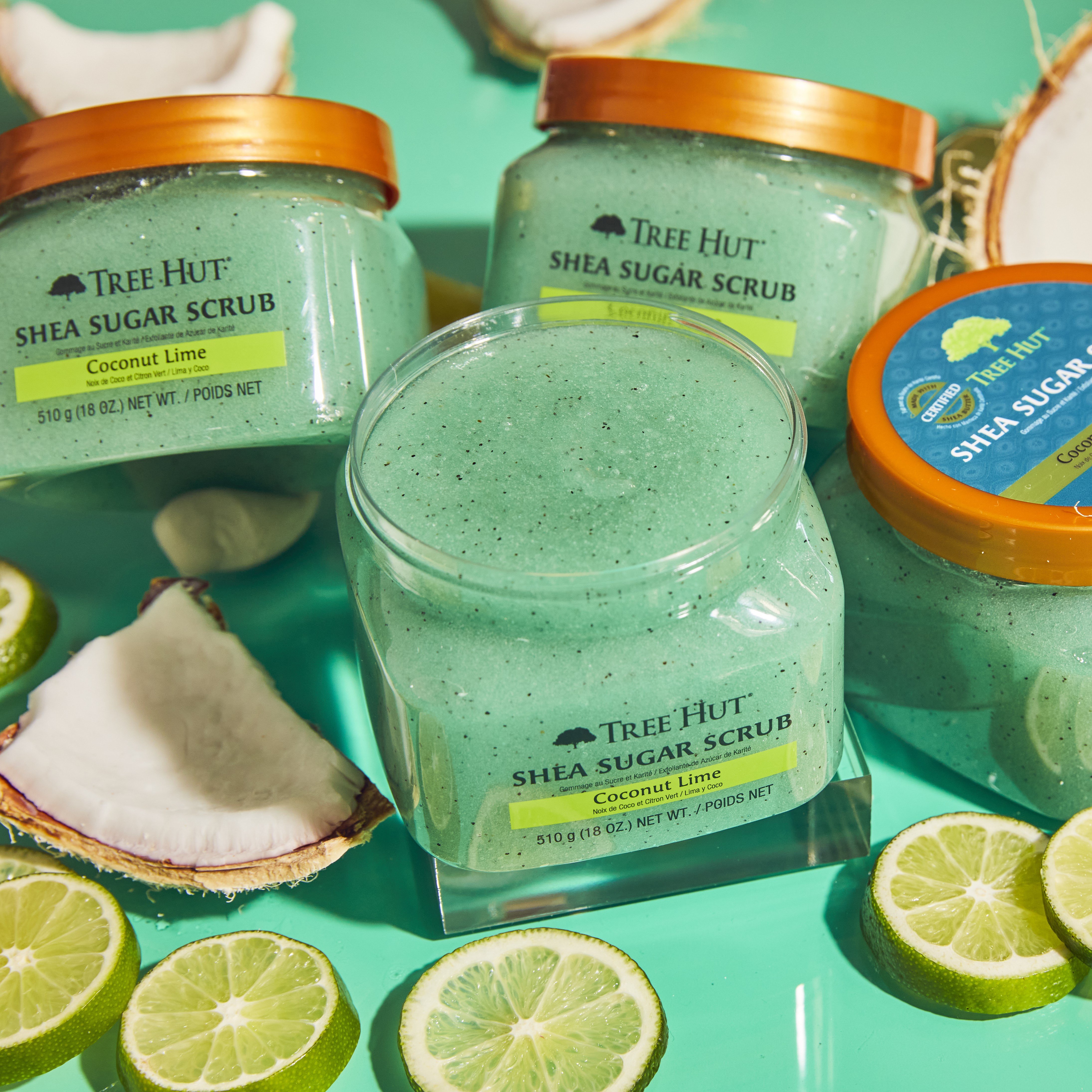 Tree Hut Shea Sugar Scrub Coconut Lime 510g