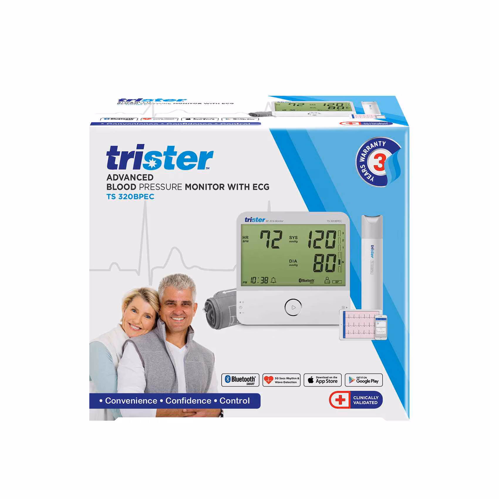Trister Advanced Blood Pressure Monitor With ECG