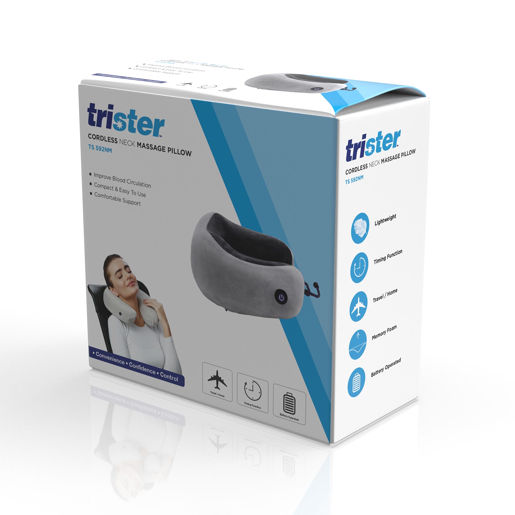 Trister Cordless Neck Massage Pillow TS 592NM