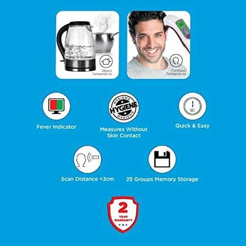 Trister Dual Mode Forehead & Infrared Thermometer TS236TFO