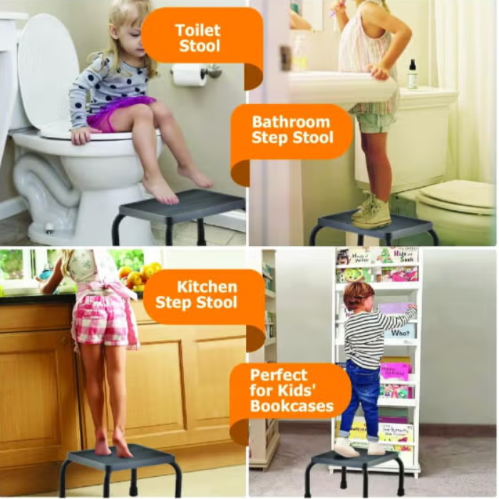 Trister Foot Step Stool, Anti-Slip Steel Frame Support for Hospitals and Home Bathrooms - TS 942FS