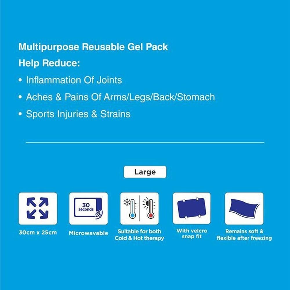 Trister Soft Cold / Hot Gel Pack Back Wrap, TS-540HC-BK