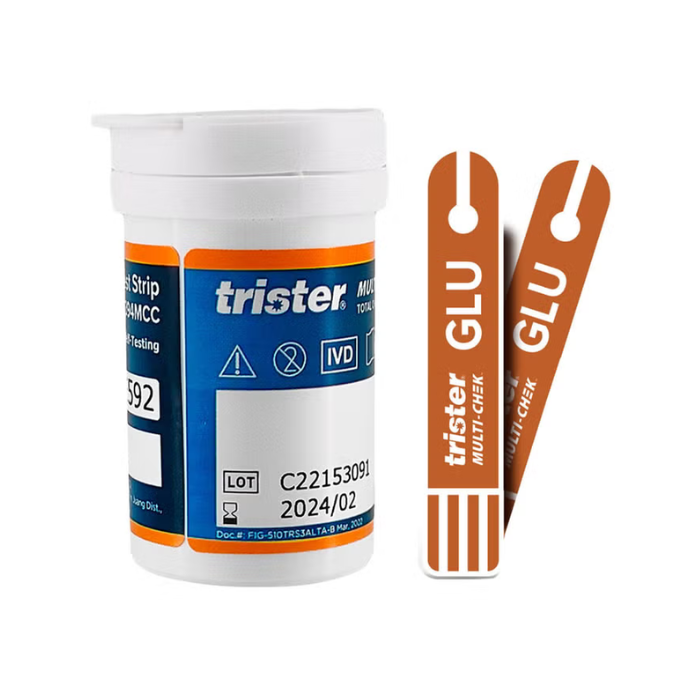 Trister Multi-Check Glucose Test Strip 50s