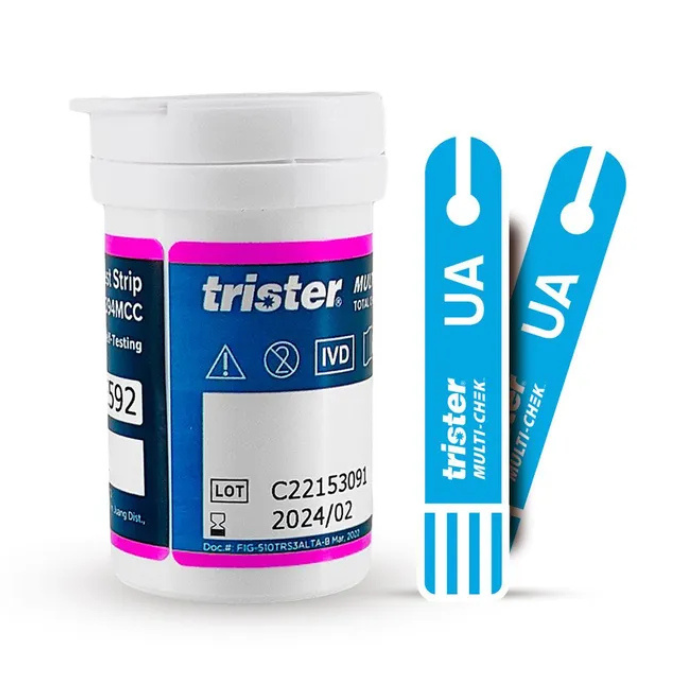 Trister Multi-Check Uric Acid Test Strips 25s