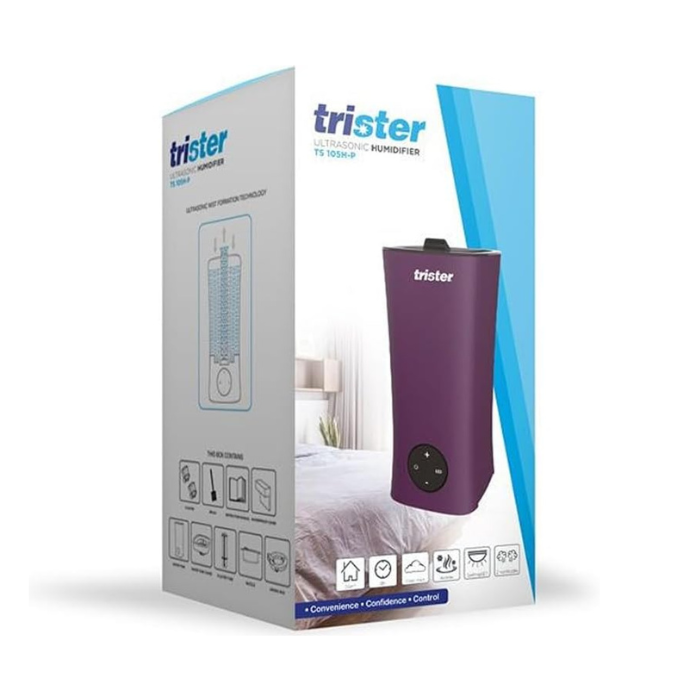 Trister Ultrasonic Humidifier 2L Purple