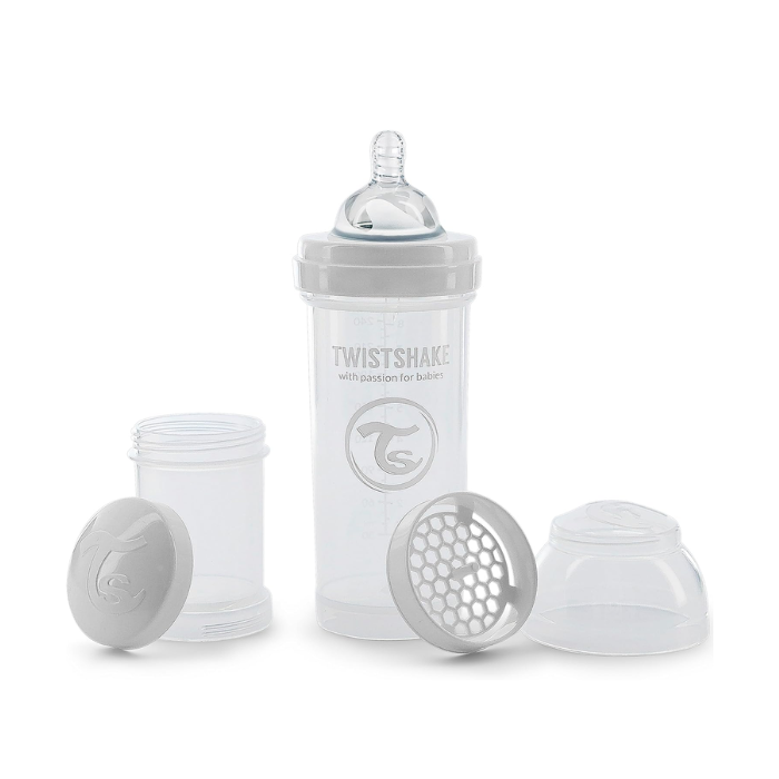 Twistshake Anti-Colic Bottle White 260ml