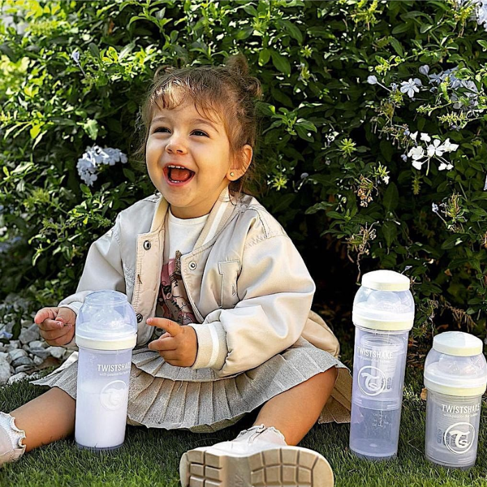 Twistshake Anti-Colic Bottle White 260ml