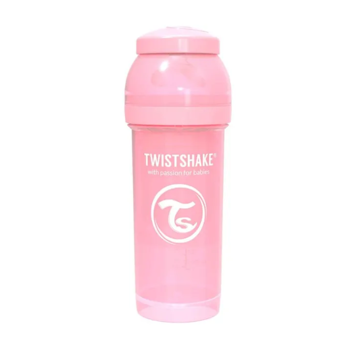 Twistshake Anti-Colic Pastel Bottle Pink 260ml