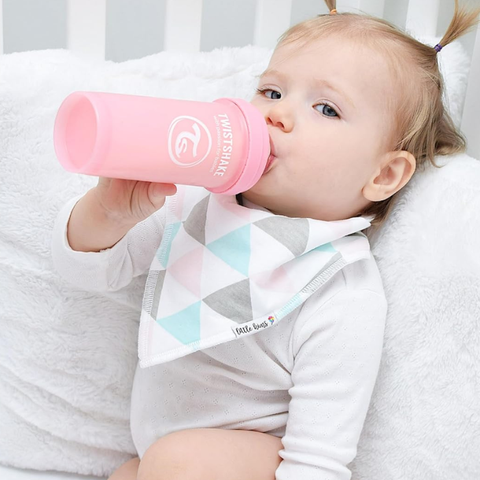 Twistshake Anti-Colic Pastel Bottle Pink 260ml