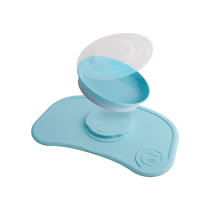 Twistshake Click-Mat Mini + Plate Pastel Blue