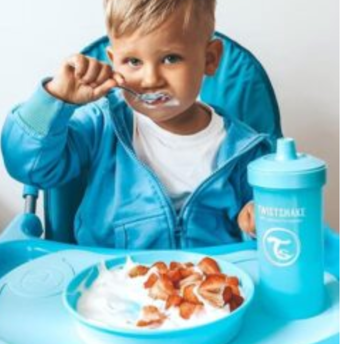 Twistshake Click-Mat Mini + Plate Pastel Blue