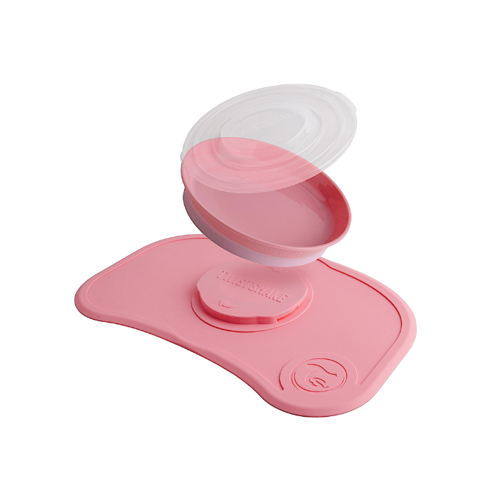 Twistshake Click-Mat Mini + Plate Pastel Pink
