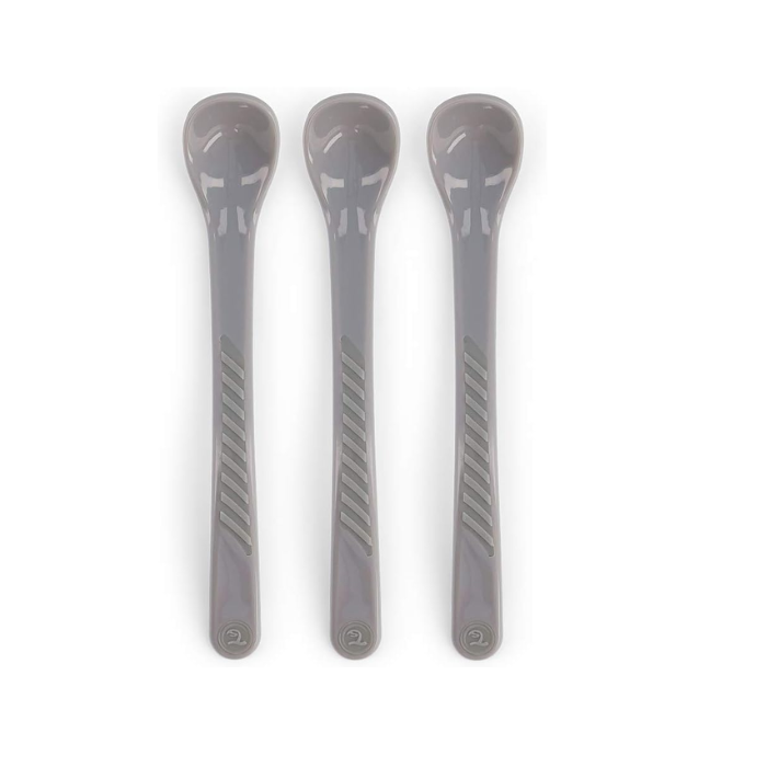 Twistshake Feeding Spoon 4m+ Pastel Grey 3s