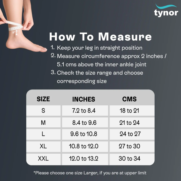 Tynor Ankle Binder Medium D-01