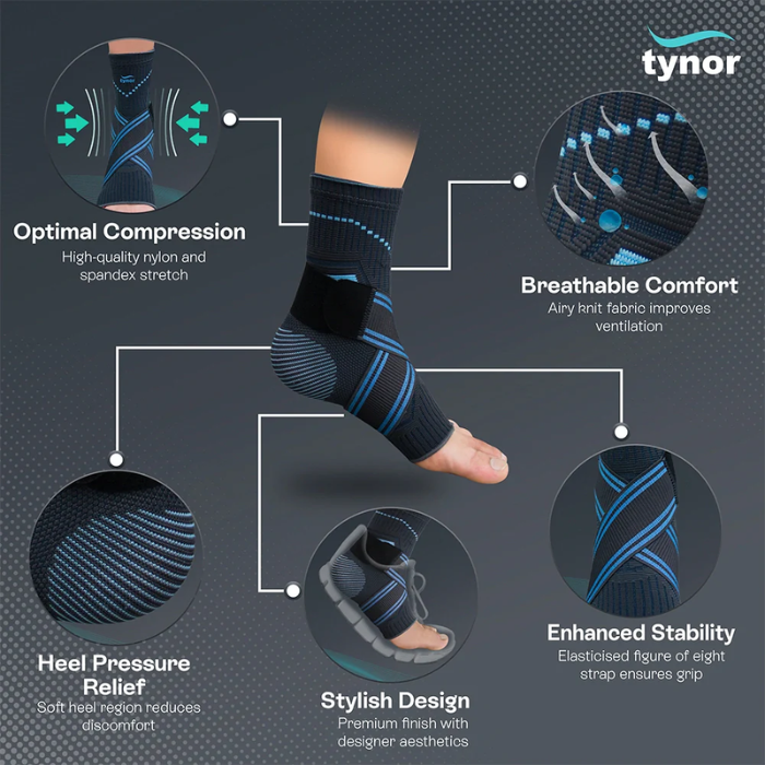 Tynor Ankle Binder Medium D-01