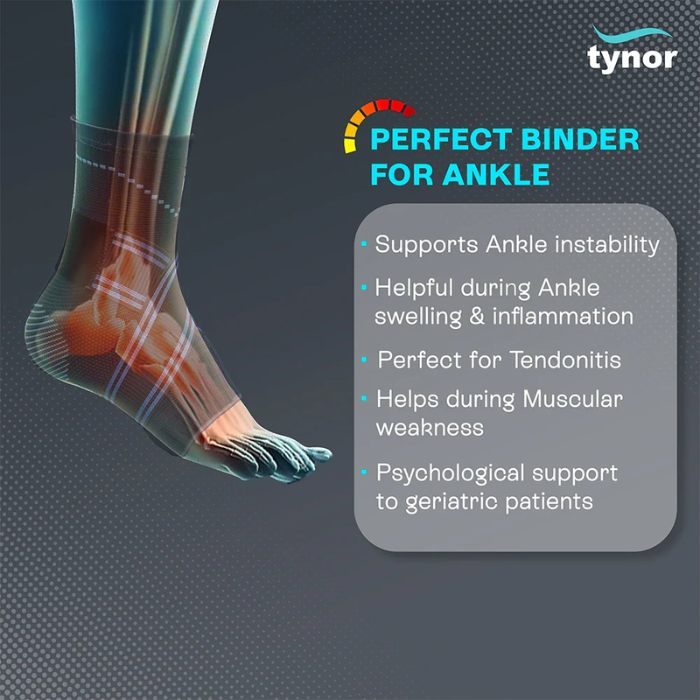 Tynor Ankle Binder Medium D-01