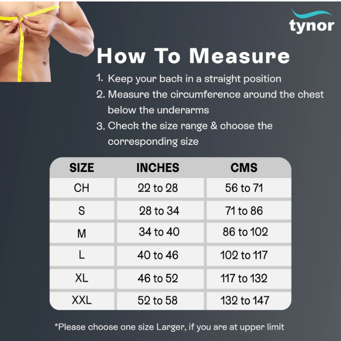 Tynor Clavicle Brace with Fastening Tape Small C-05 1s