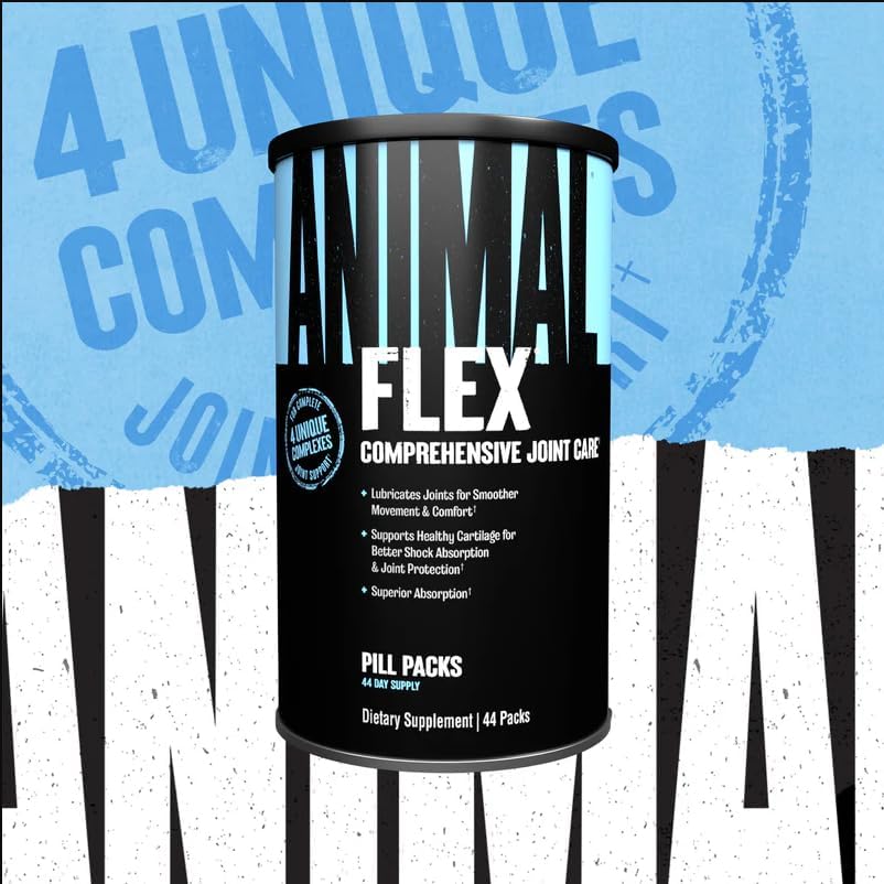 Universal Nutrition Animal Flex Joint Support Supplement, Advanced Joint Health Formula, 44 Packs