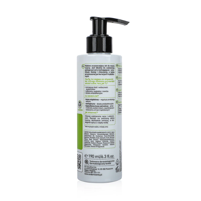 Under Twenty Face Cleansing Gel 190ML 1118