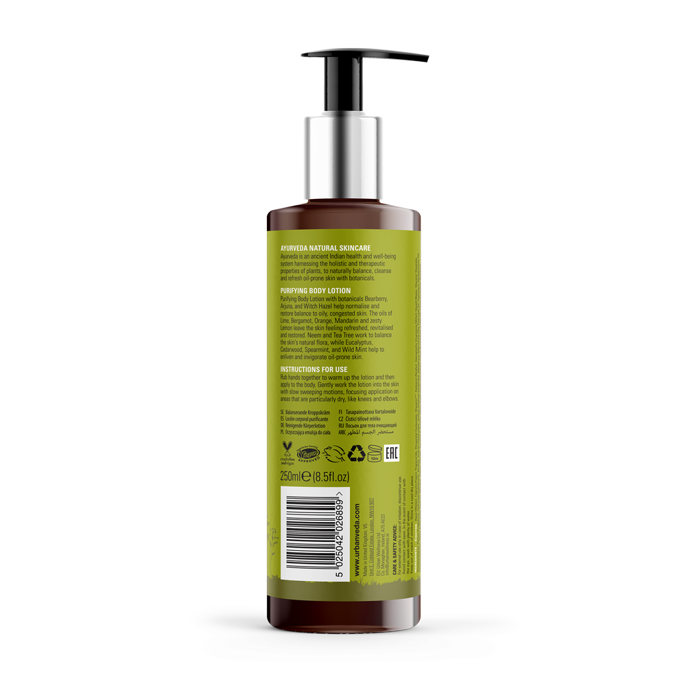 Urban Veda Neem Salicylic Acid Collagen Boosting Purifying Body Lotion 250ml