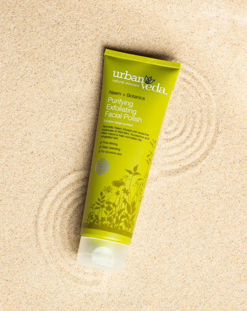 Urban Veda Purifying Neem Tea Tree & Salicylic Acid Exfoliating Facial Polish 125ml