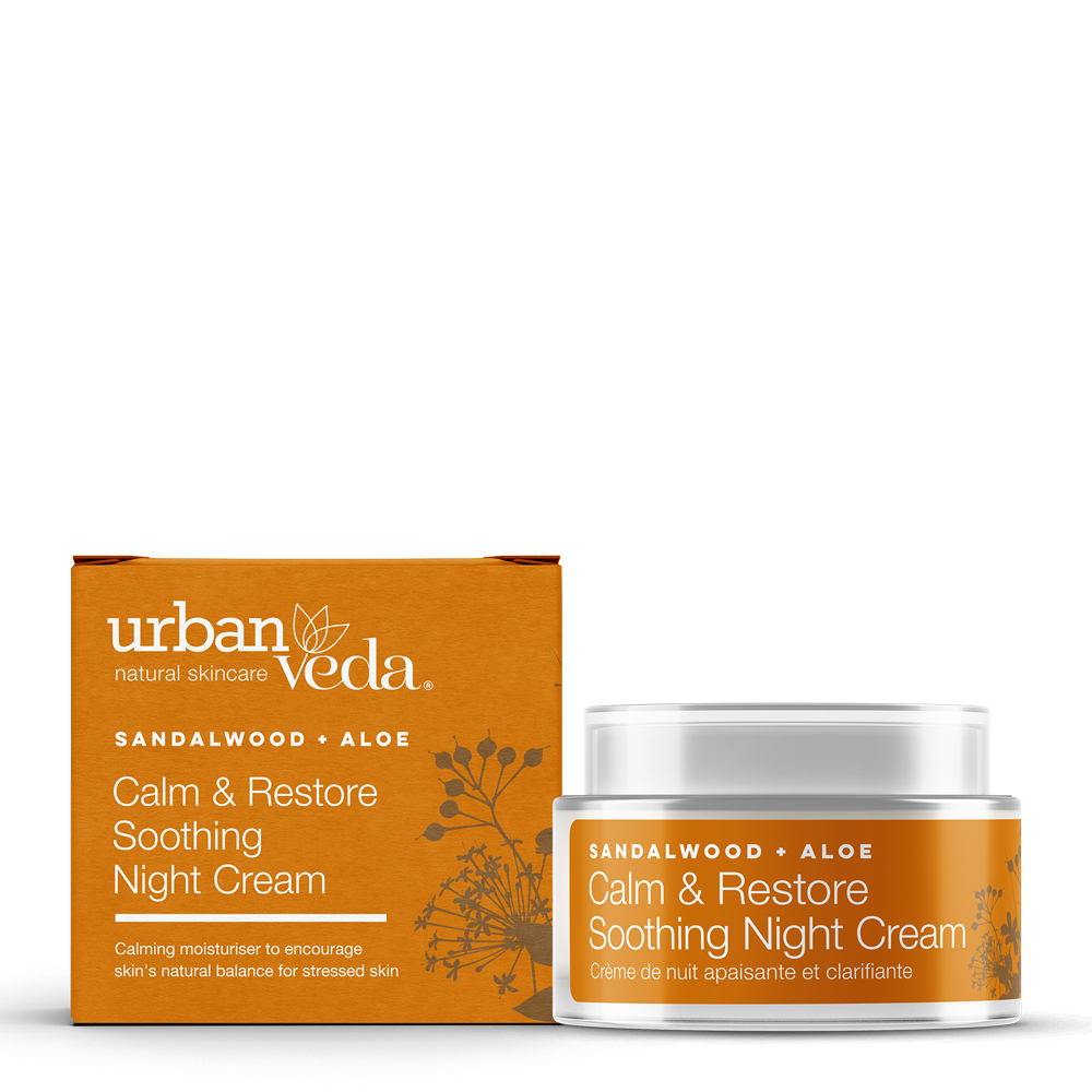 Urban Veda Soothing Aloe Vera Clarifying Night Cream Calm & Restore 50ml