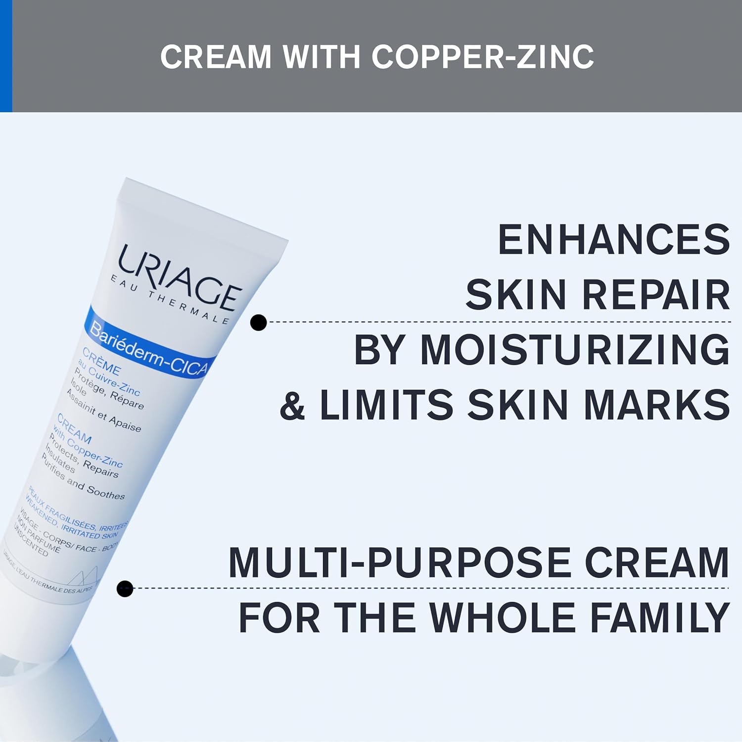 Uriage Bariederm Cica - Cream With Cu-Zn 40 Ml