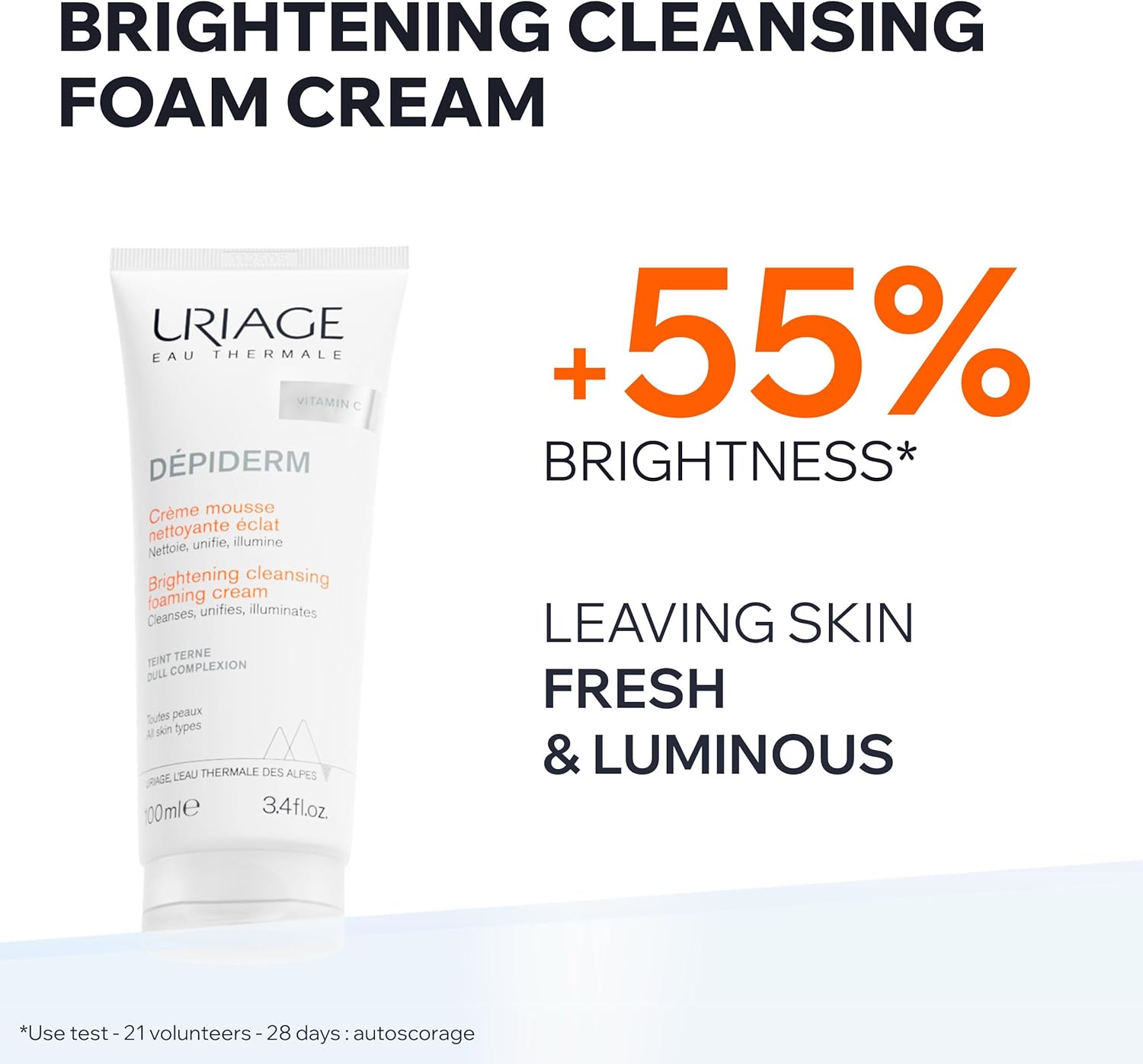 Uriage Depiderm White Brightening Cleansing Foam 100 ml