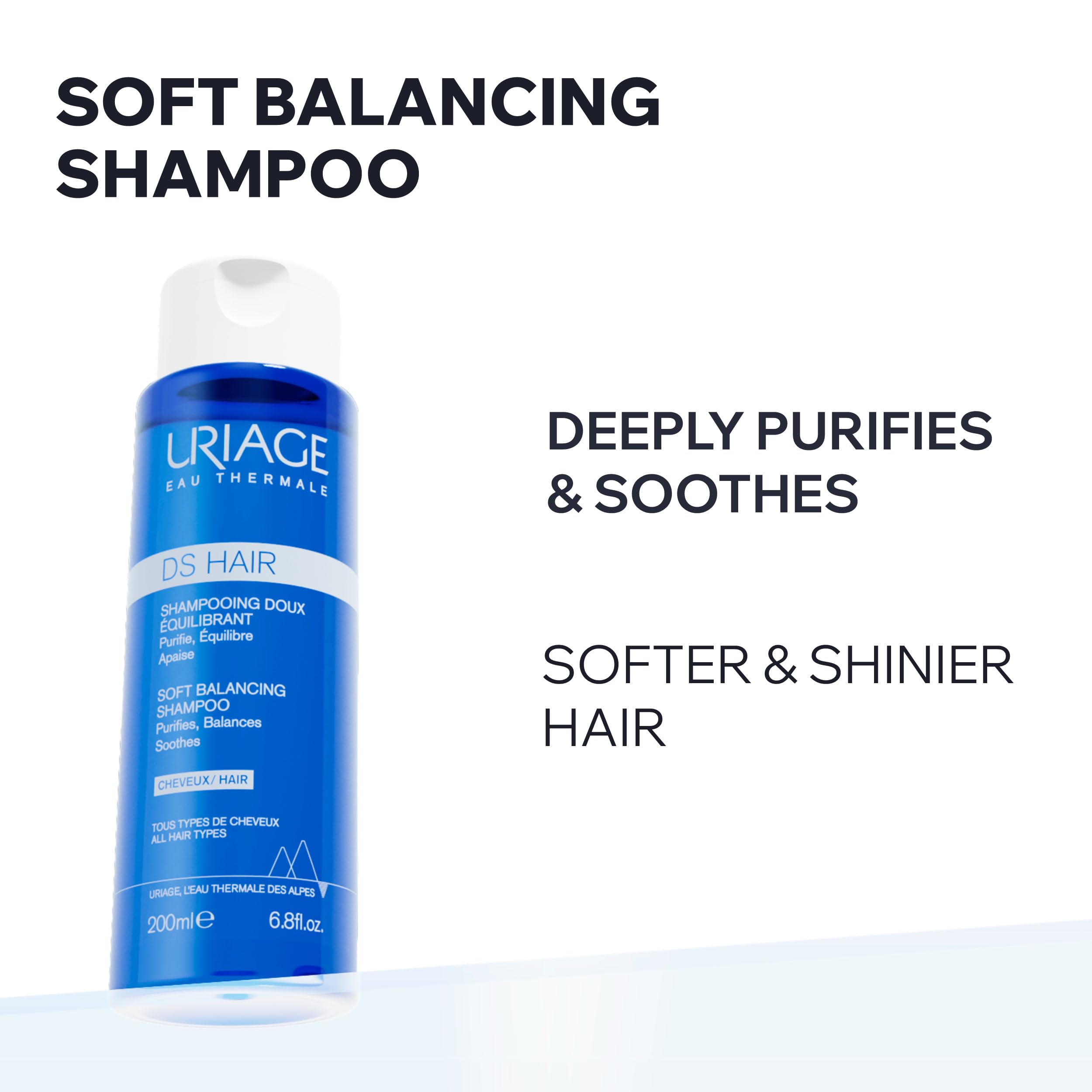 Uriage DS Hair Soft Balancing Shampoo 200ml