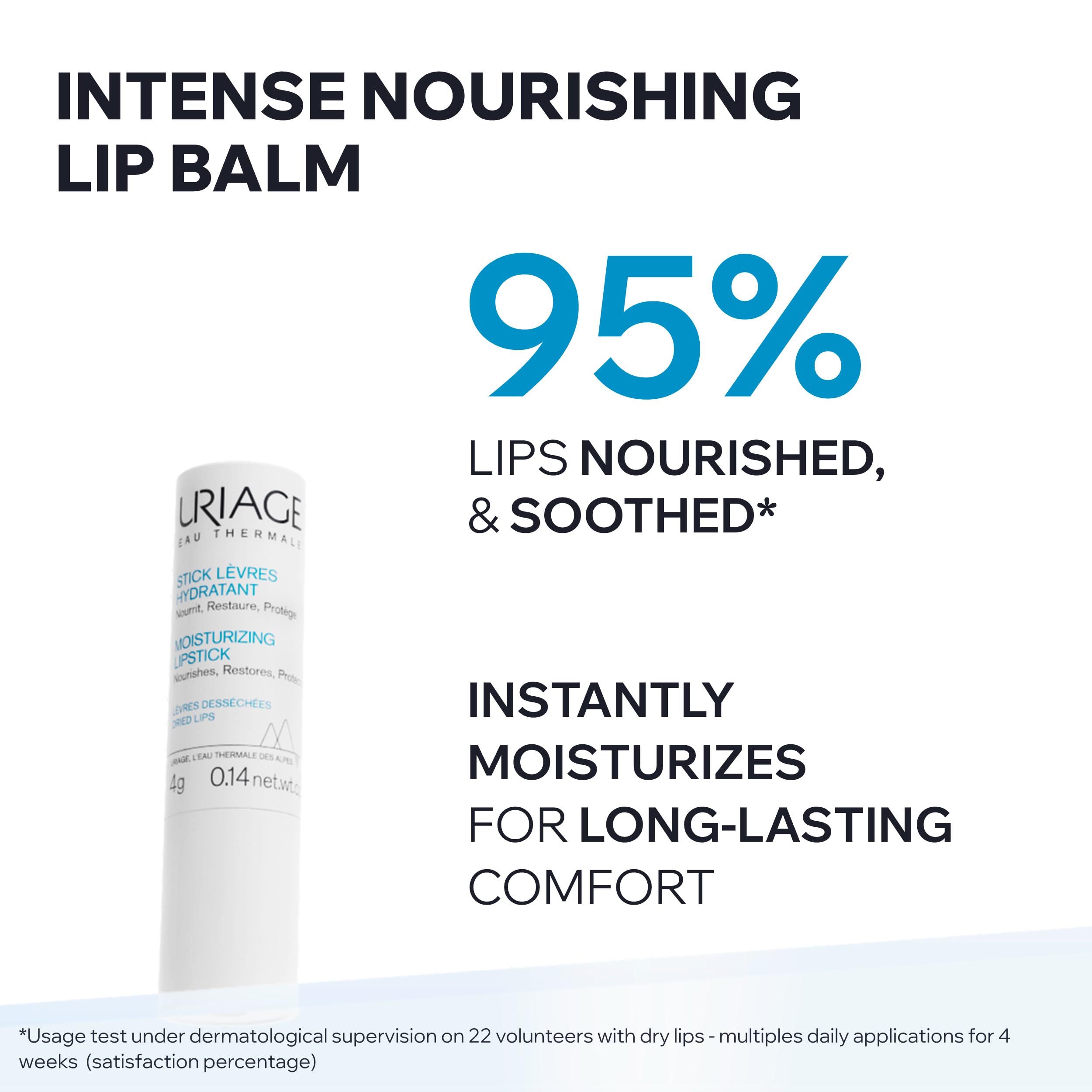 Uriage Eau Moisturizing Lipstick 4 G