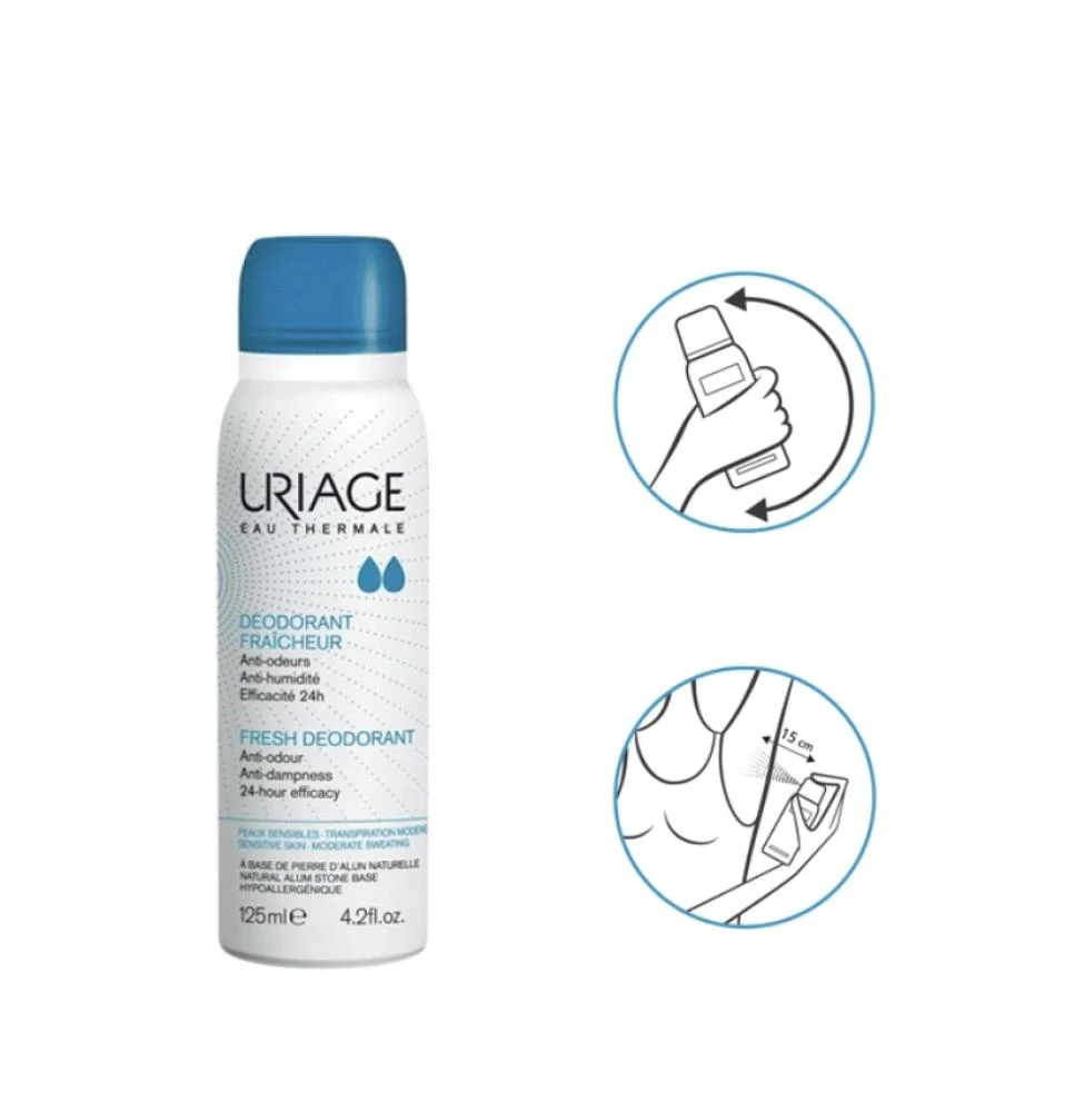 Uriage Fresh Deodorant Spray 125 Ml