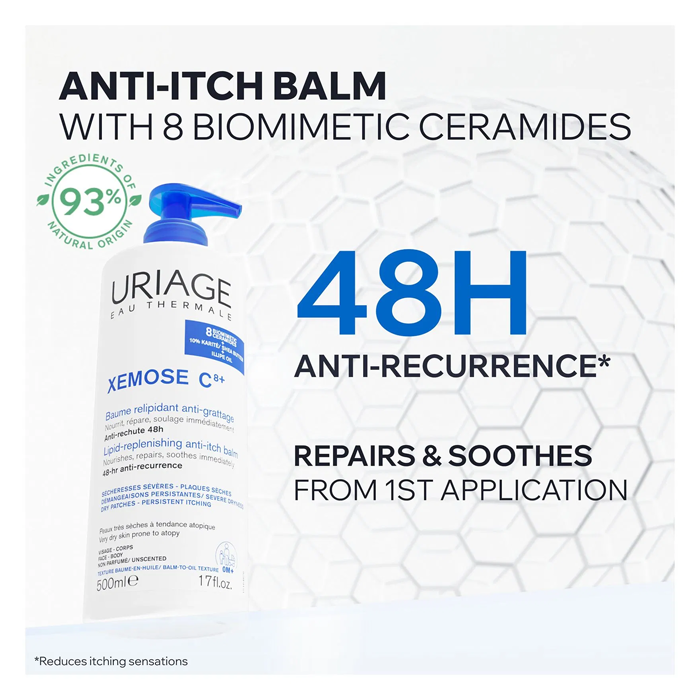 Uriage Xemose Anti Itch Soothing Balm 500ml