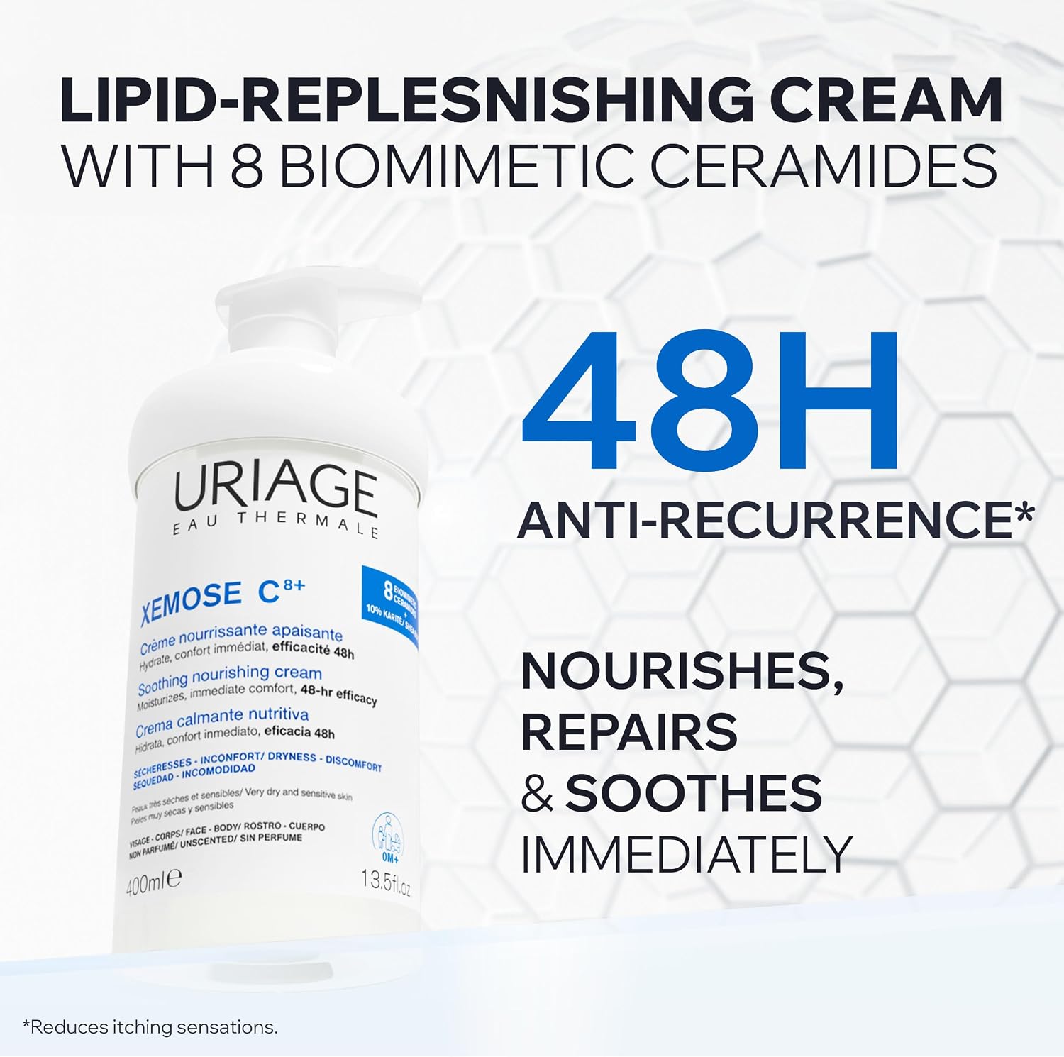 Uriage Xemose Lipid-Replenishing Anti-Irritation Cream 400ml