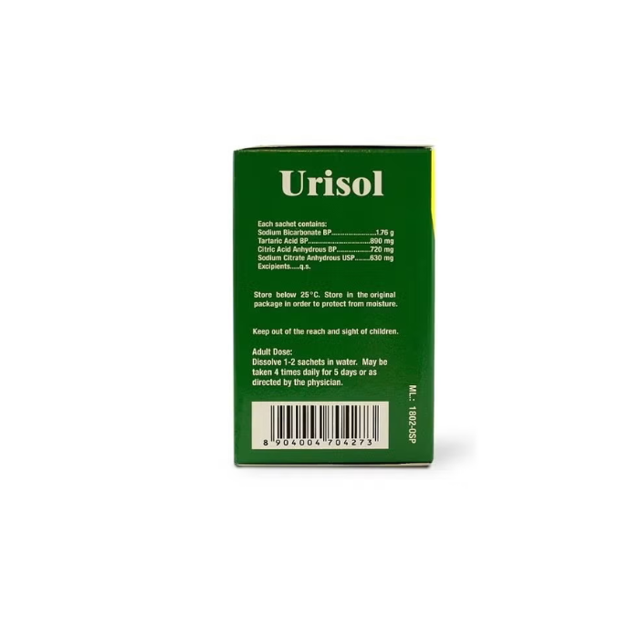 Urisol Effervescent Granules 14's Sachet