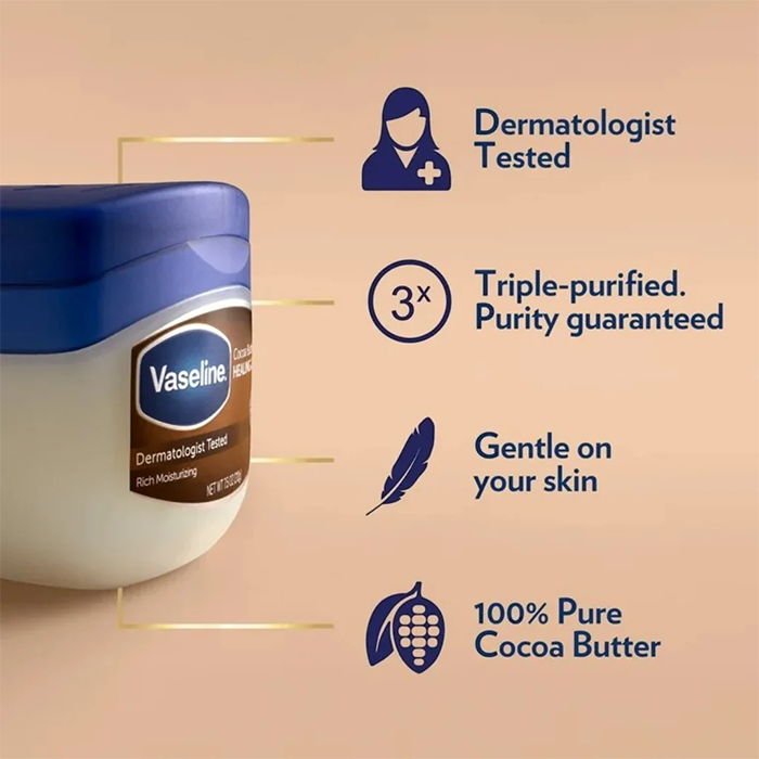 Vaseline Cocoa Butter Petroleum Jelly 250ml