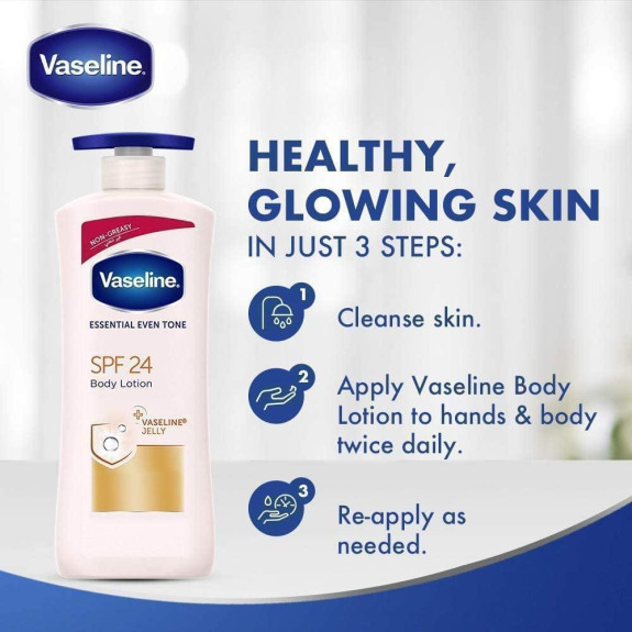 Vaseline Body Lotion Even Tone UV Lightening 400ml