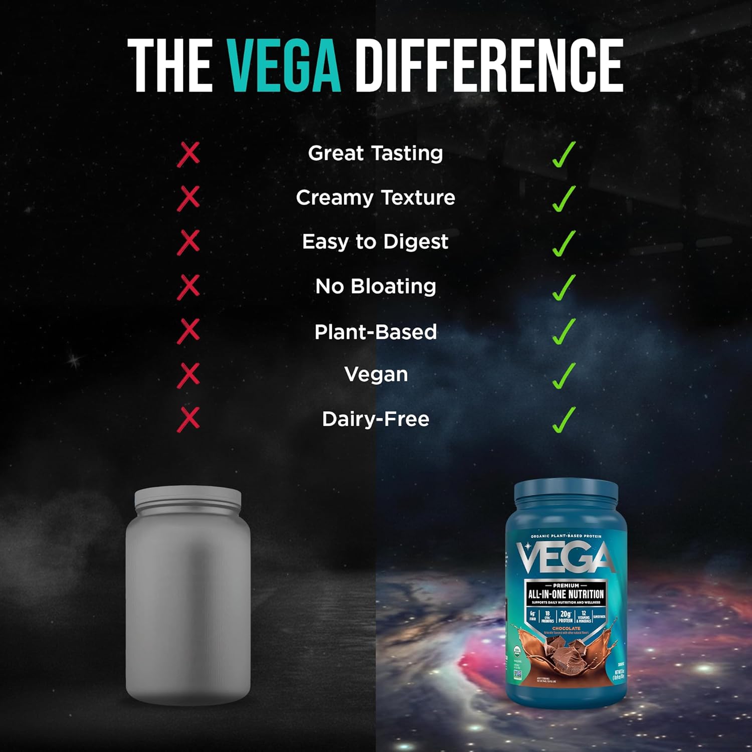 Vega One Organic Chocolate 375 g