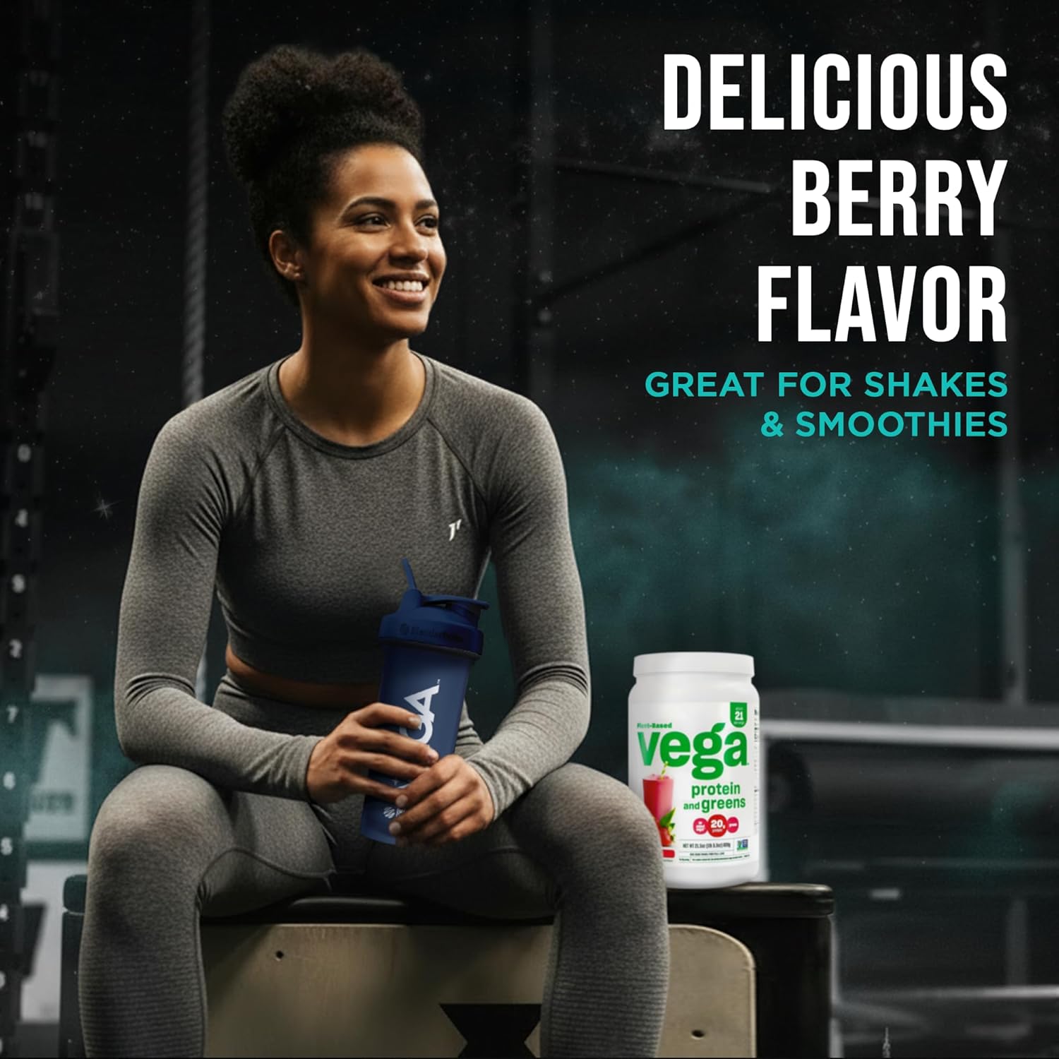 Vega Protein & Greens Berry 18.4 oz