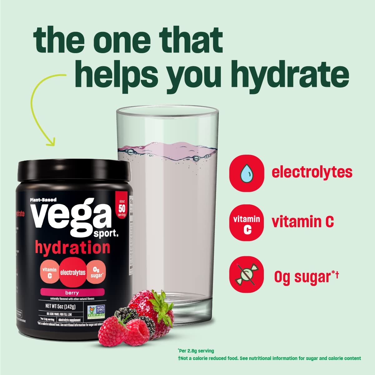 Vega Sport Hydrator Berry 142g
