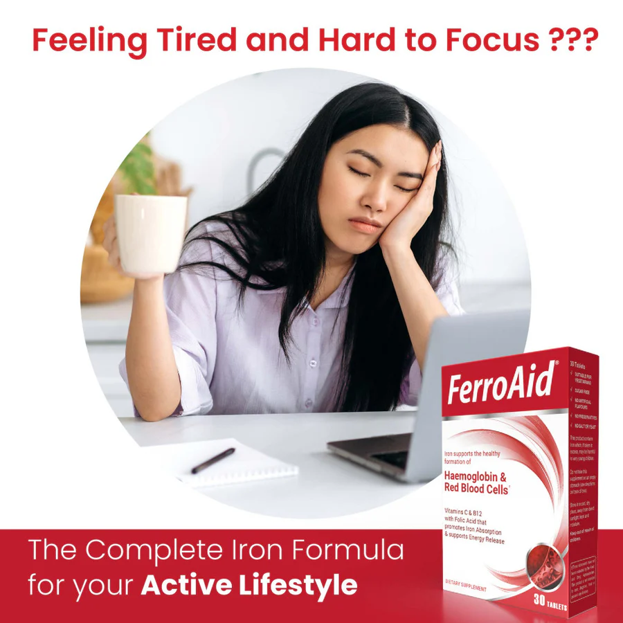 Vital Healthcare Ferroaid Iron Support 30 Tabs