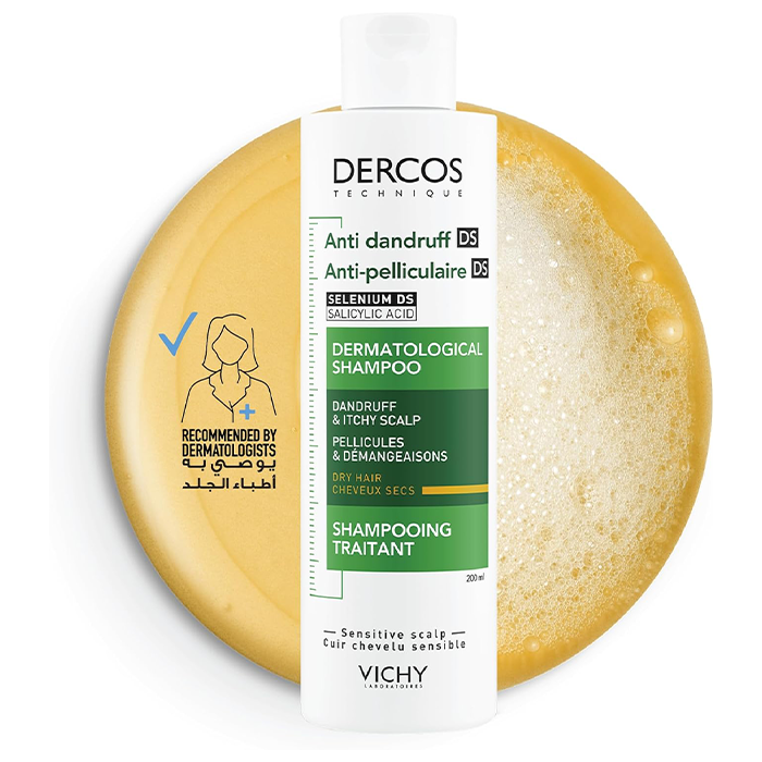 Vichy Dercos Anti-Dandruff Dry Hair Shampoo 200 ml