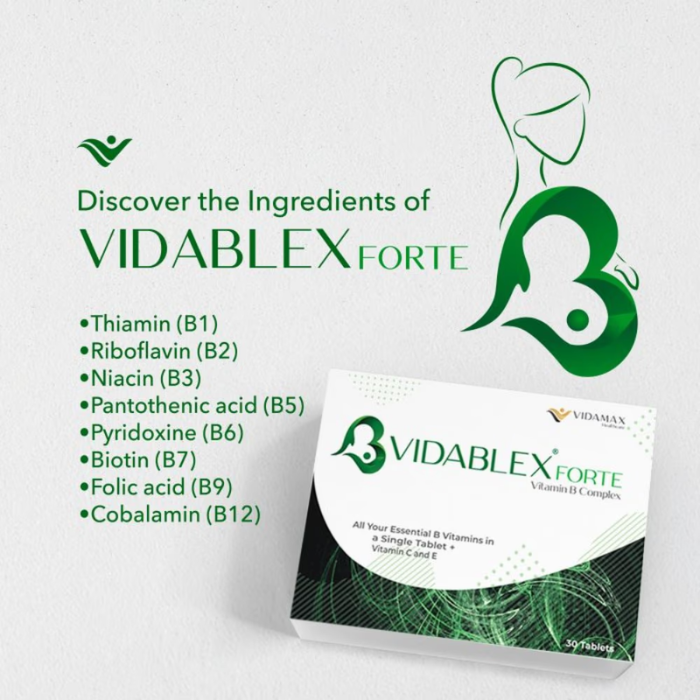 Vidamax Vidablex Forte Oral Tab 30s