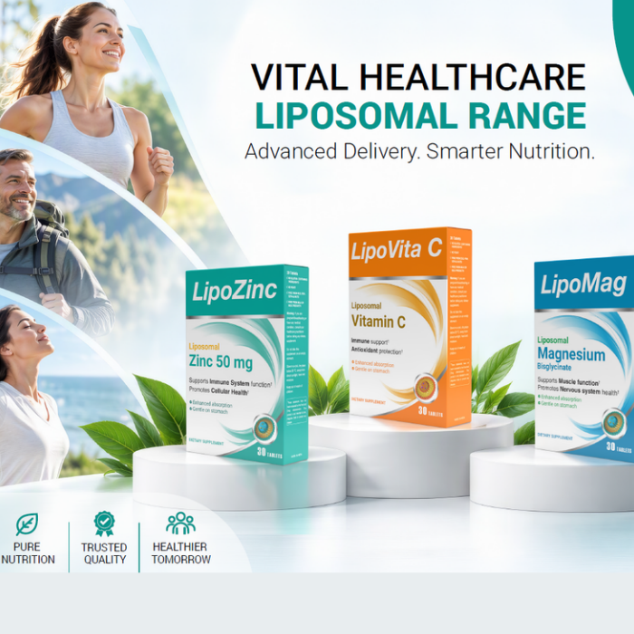 Vital Healthcare LipoZinc 50 mg - 30 Tablets