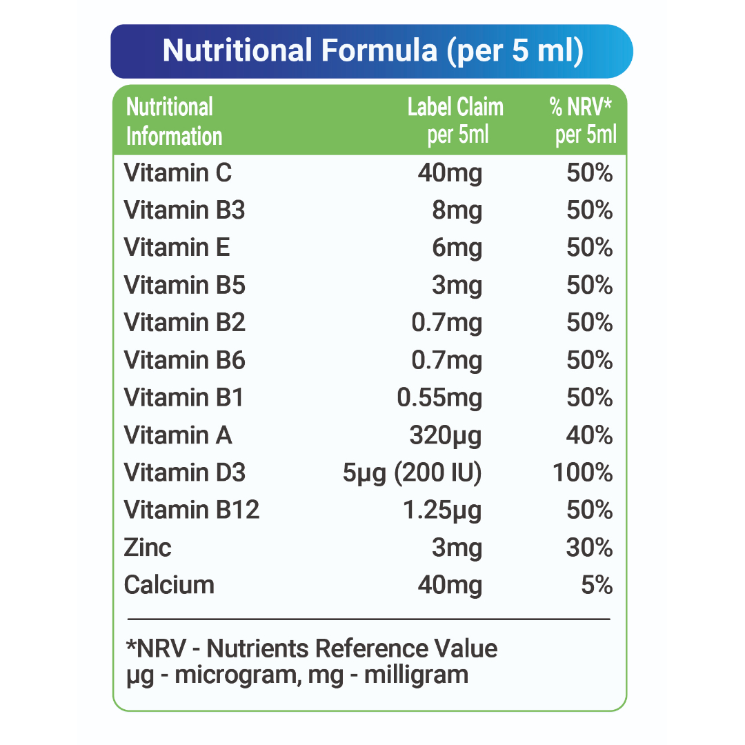 Vital Healthcare Vital Junior MultiVit Syrup 200ml