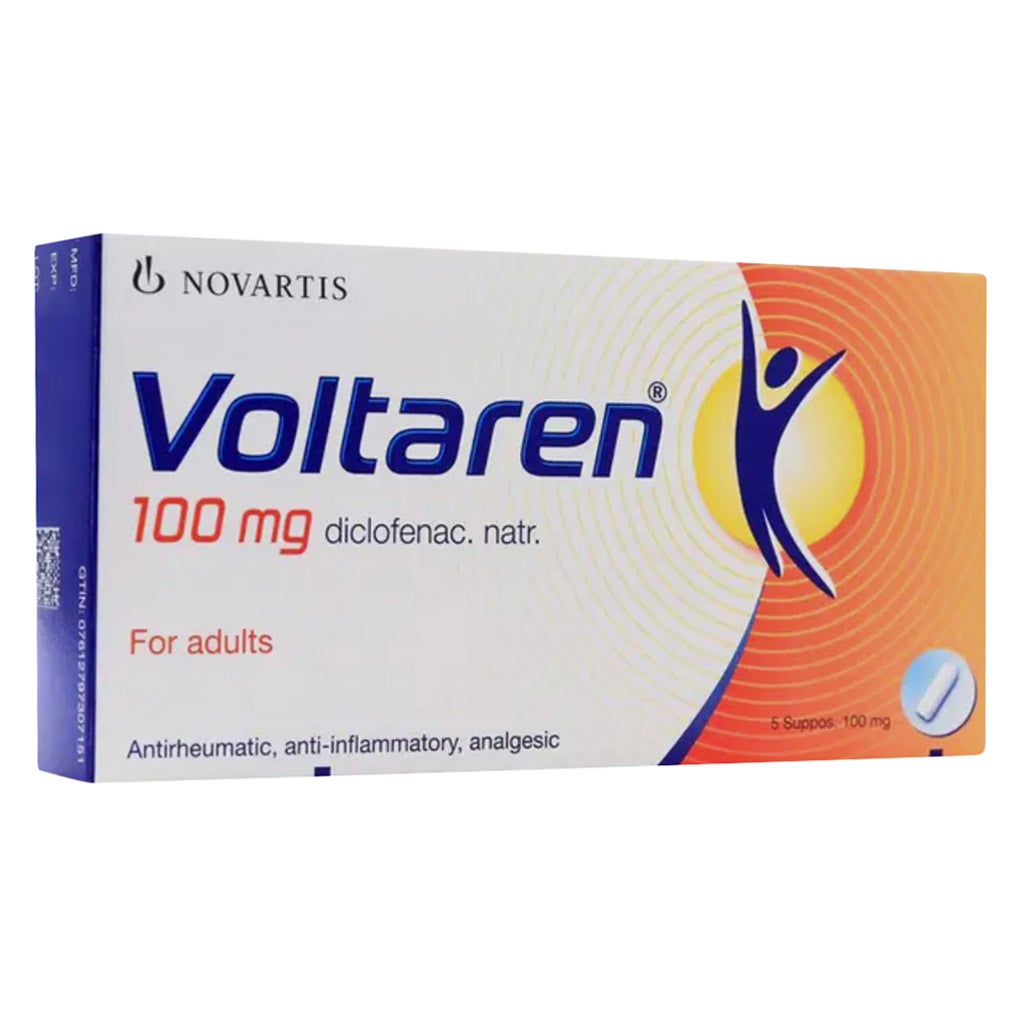 Voltaren 100mg Suppositories 5s Blister