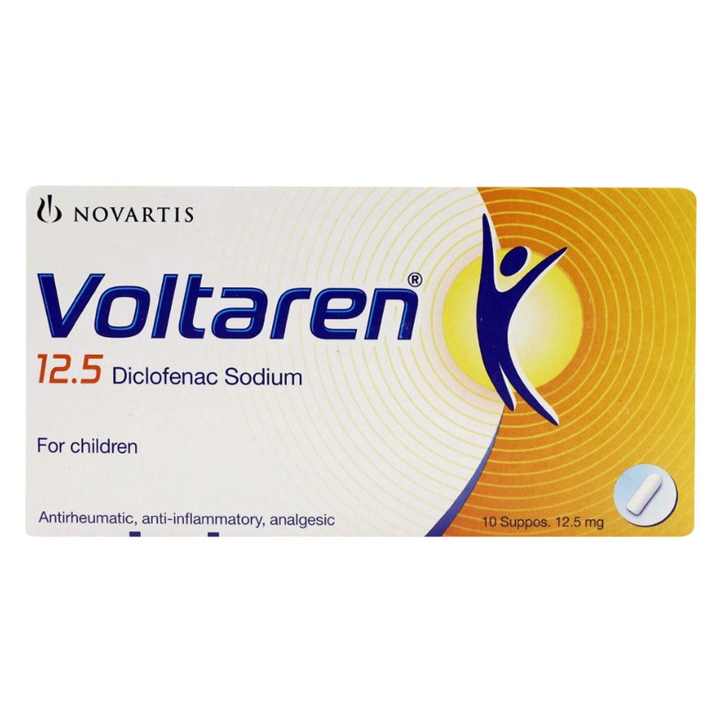 Voltaren 12.5mg Suppositories 10's